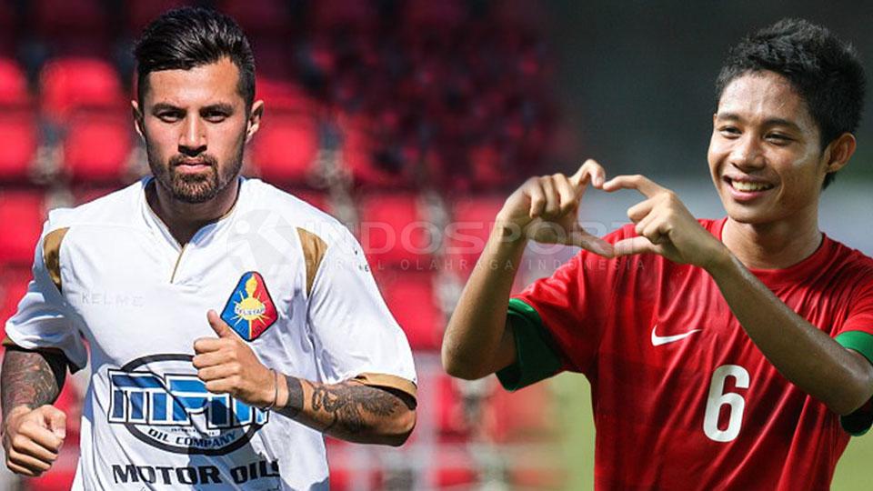 Stefano Lilipaly dan Evan Dimas - INDOSPORT